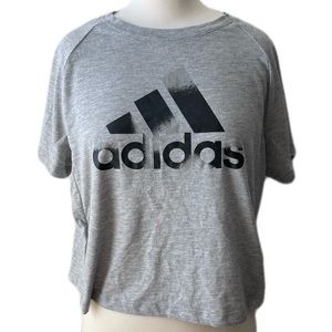 Adidas Size Large work out top with peep hole back